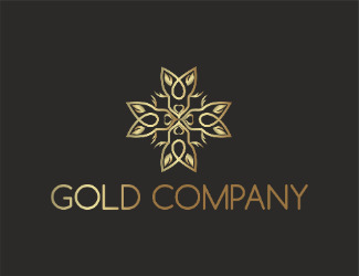 Projekt graficzny logo dla firmy online gold company